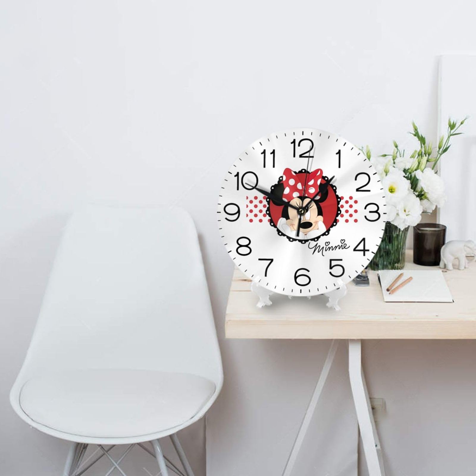 ミニーマウス壁掛け時計 c785032dic-2.jpg